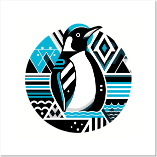 Abstract Animal Penguin 1 Posters and Art